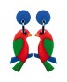 Boucles d'oreilles Perroquet  - Marion Godart