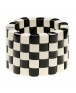 Bracelet Damier Noir et blanc - Marion Godart