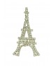 Broche Tour Eiffel Strass Blanc - Marion Godart