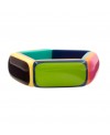 Bracelet élastique multi couleurs en résine - Marion Godart