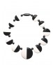 Collier Duo noir et blanc