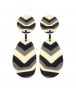 Boucles d'oreilles Africa grise Marion Godart