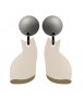 Boucles d'oreilles Chat gris  Marion Godart
