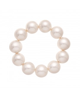 Bracelet élastique perles synthétiques marion godart
